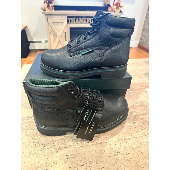 NEW In Box Florsheim Utility 6” Classic Boot Black 9 EEE - Picture 2 of 6